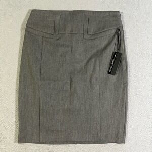 Express High Waisted Supersoft Pencil Skirt Gray Size‎ 4 NWT